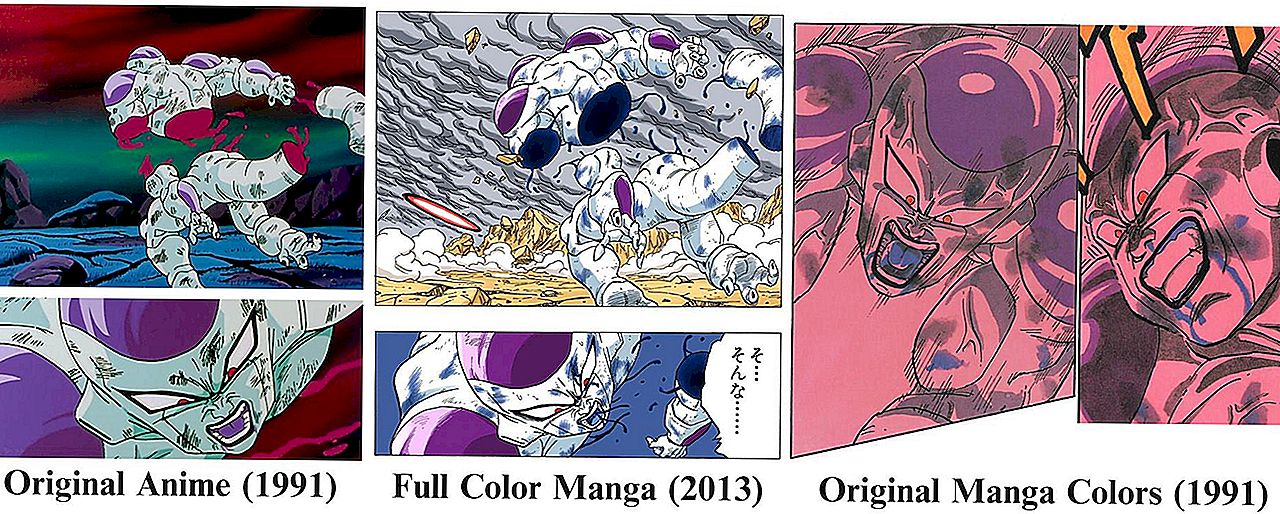 Por que Piccolo sangra duas cores?