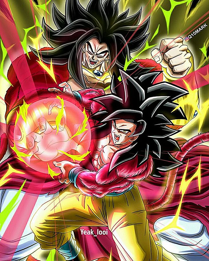 Xeno Goku super saiyan 4 en super saiyan godtransformaties, welke transformatie is sterker?