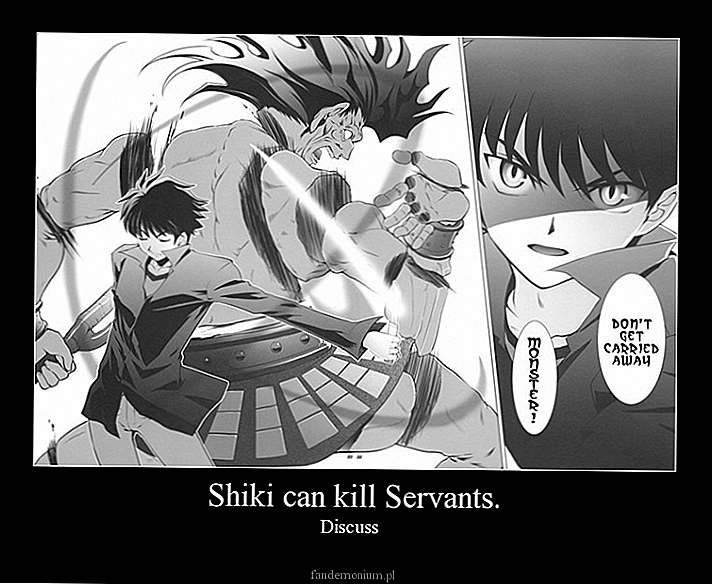Ali lahko Shiki ubije služabnike?