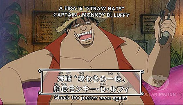 Chanson One Piece sur l'épisode 548 vers 5h12