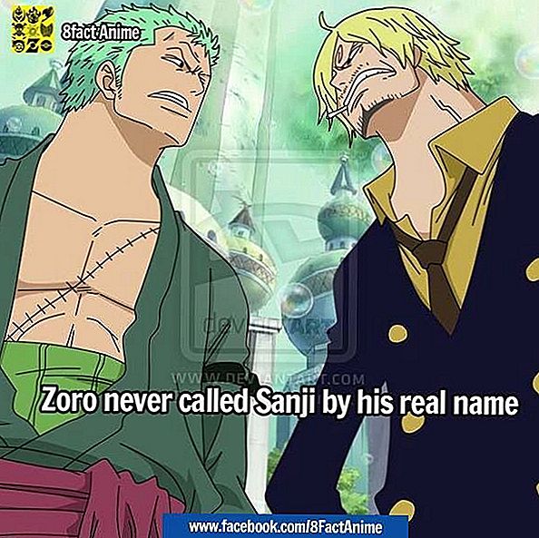 Zoro ha trucat mai a Sanji pel seu nom?