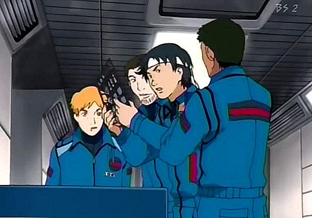 Anime envolvendo astronautas treinando embaixo d'água