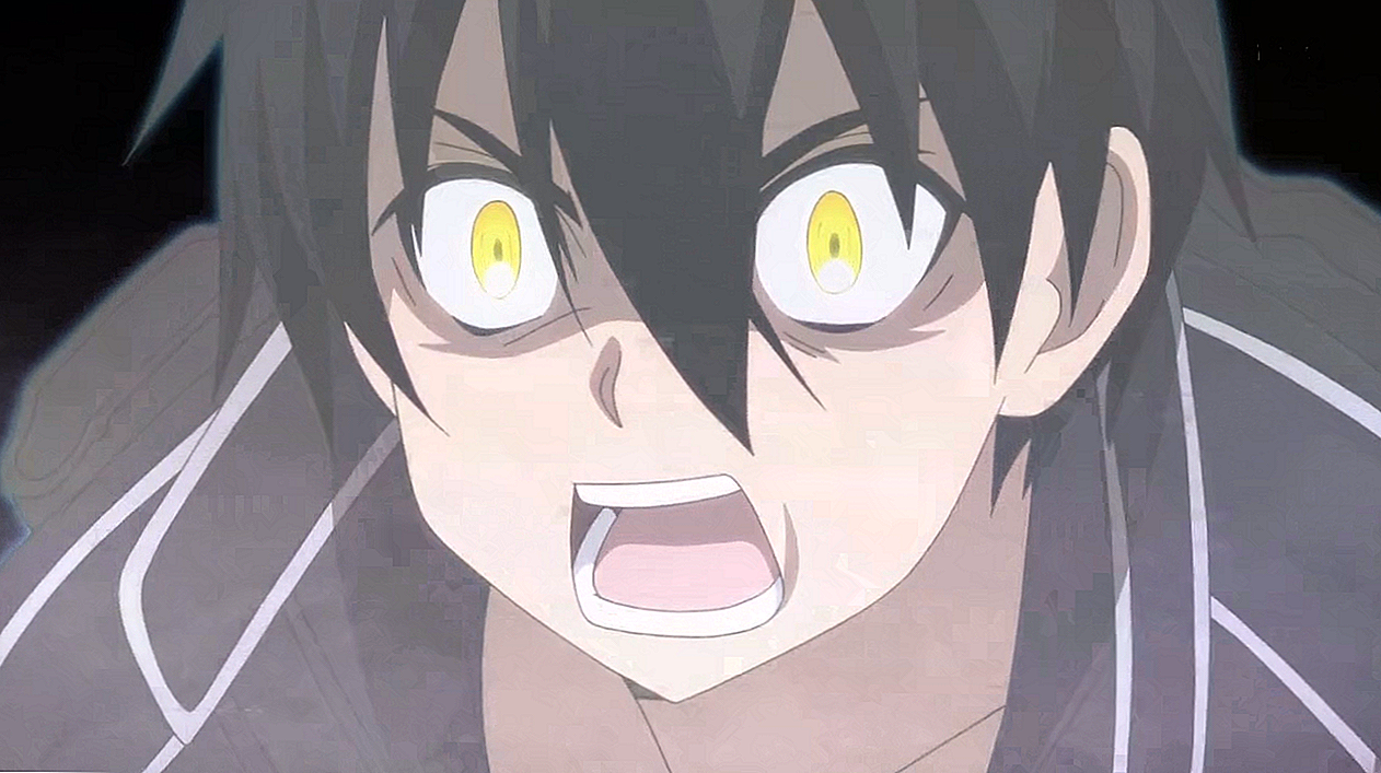 Què fa que els ulls de Kirito canviïn de color?