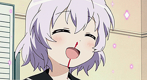 Opprinnelsen til neseblodningen i anime / manga