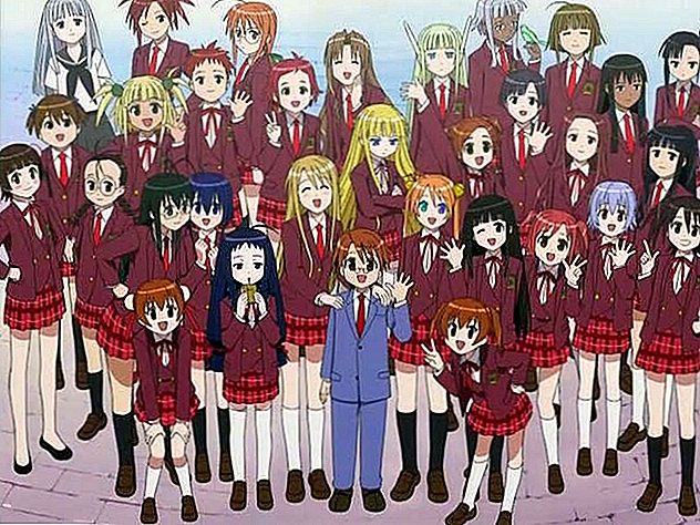 Waarom is harem een ​​algemeen thema in manga / anime?