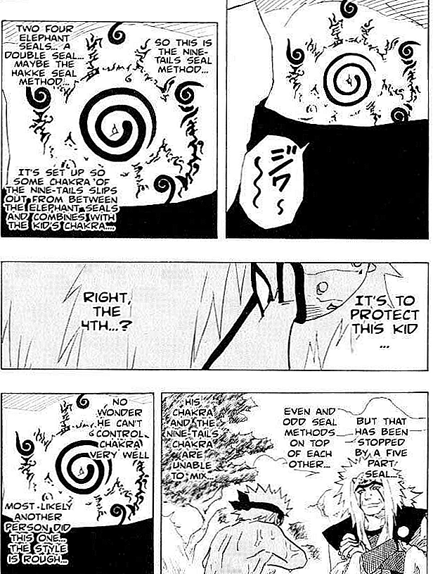 Ar blogą „Naruto“ čakros kontrolę sukėlė aštuonių trigramų antspaudas?