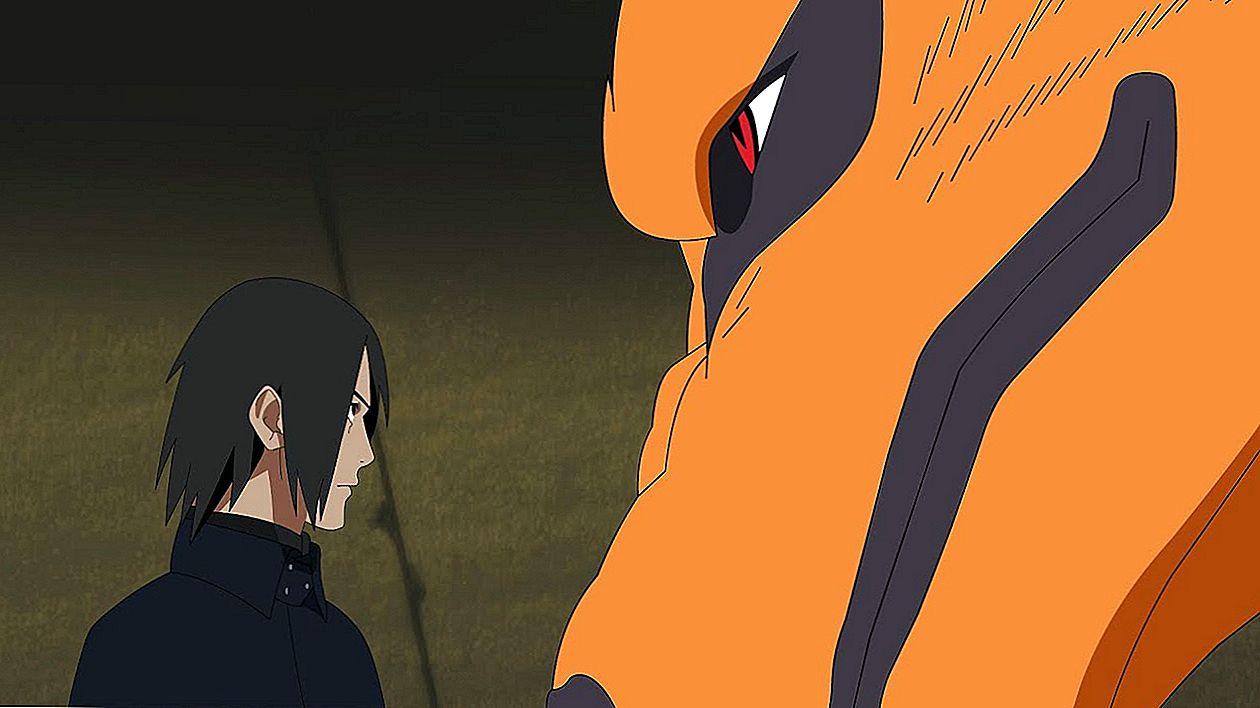 Når bruker Naruto Kurama en hale