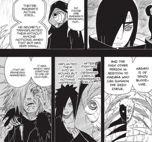 Waarom groeide Naruto's arm niet vanzelf zoals Madara of Kaguya?