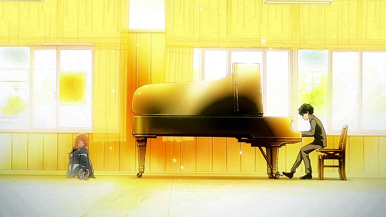 Яку музику Каорі «грав» на даху лікарні в епізоді 21?